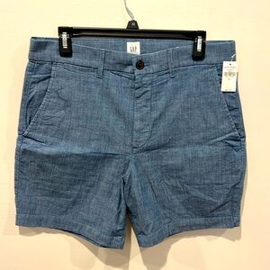 Gap Men’s Chambray Shorts Size 32 (7”)